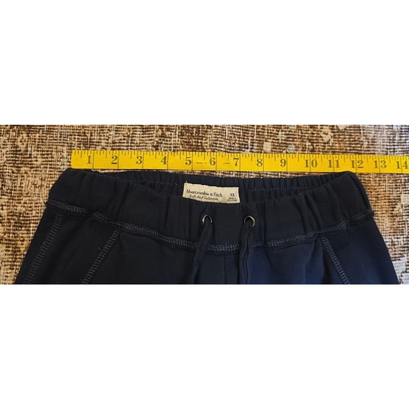 Abercrombie & Fitch Fleece Jogger Pants Womens XS Spellout Logo Soft A&F - Picture 3 of 8